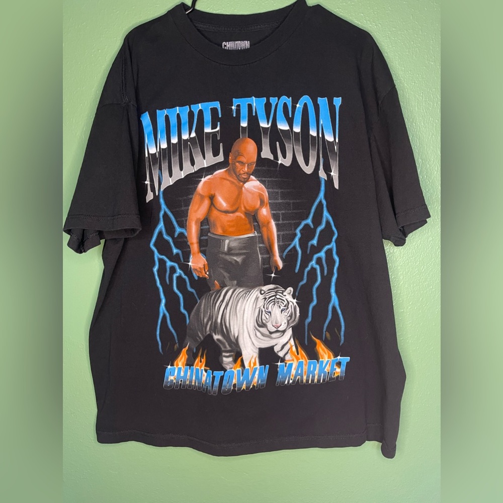 Mike Tyson x Chinatown Market tiger shirt